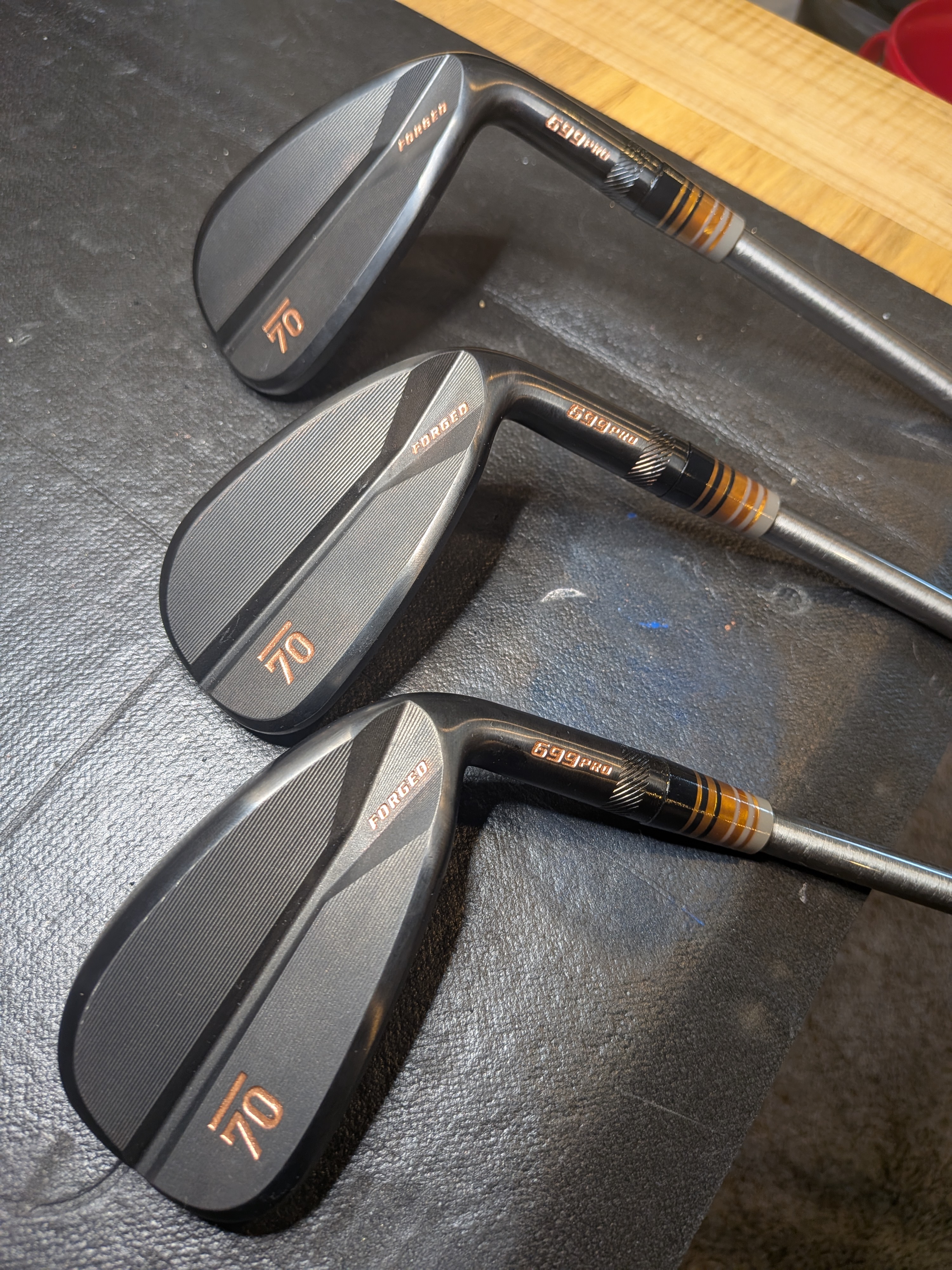 Past golf club repair and customization work by Bosworth Golf