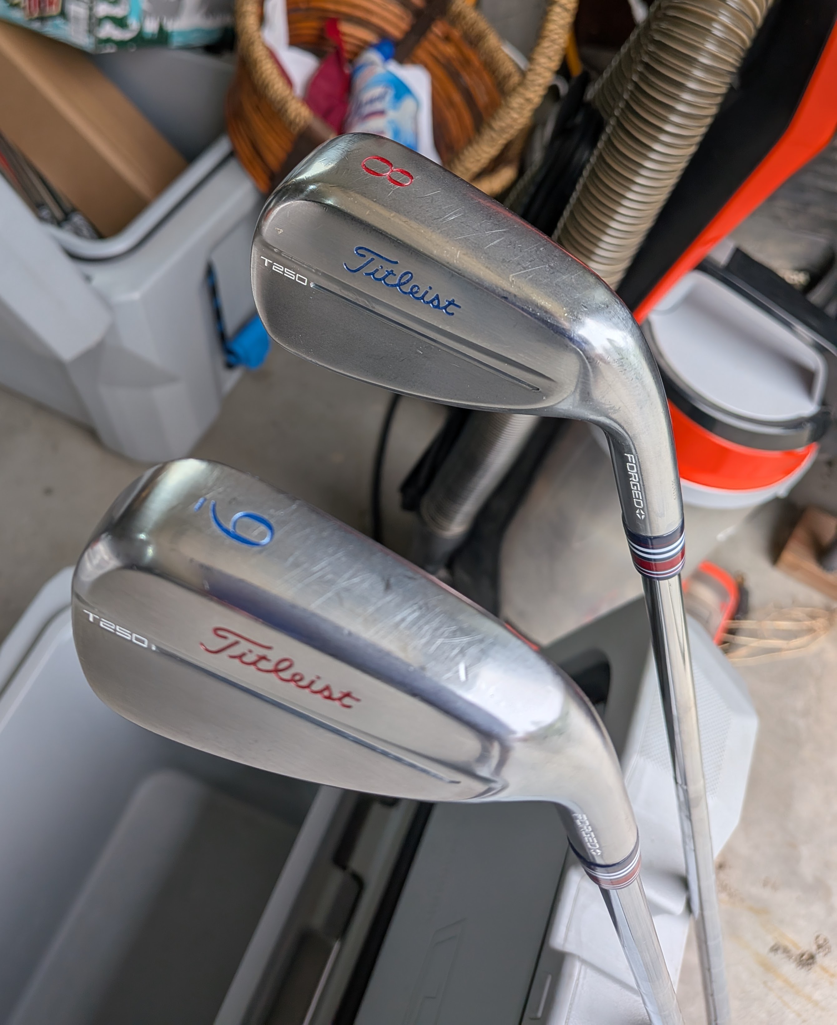 Past golf club repair and customization work by Bosworth Golf