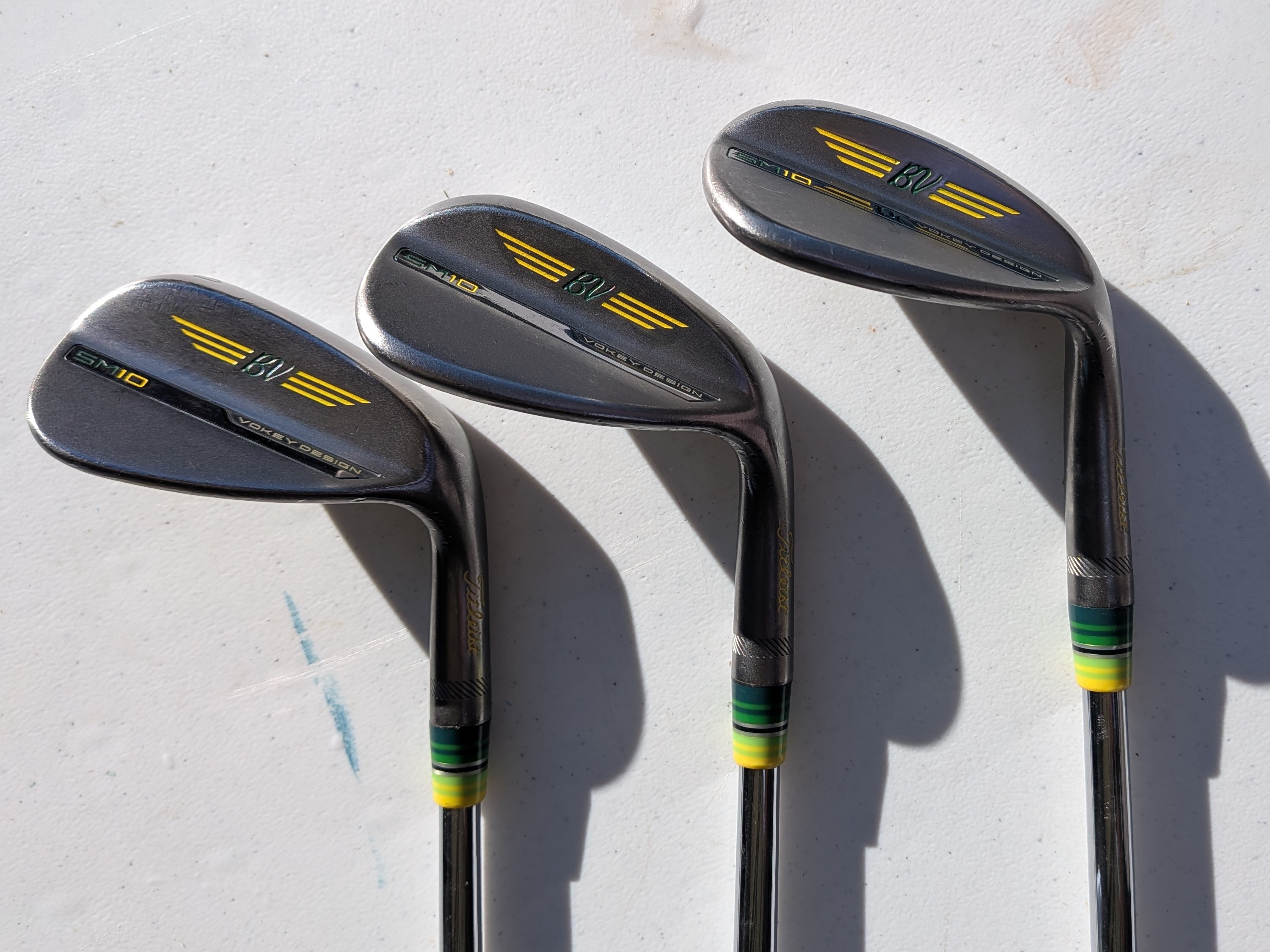 Past golf club repair and customization work by Bosworth Golf